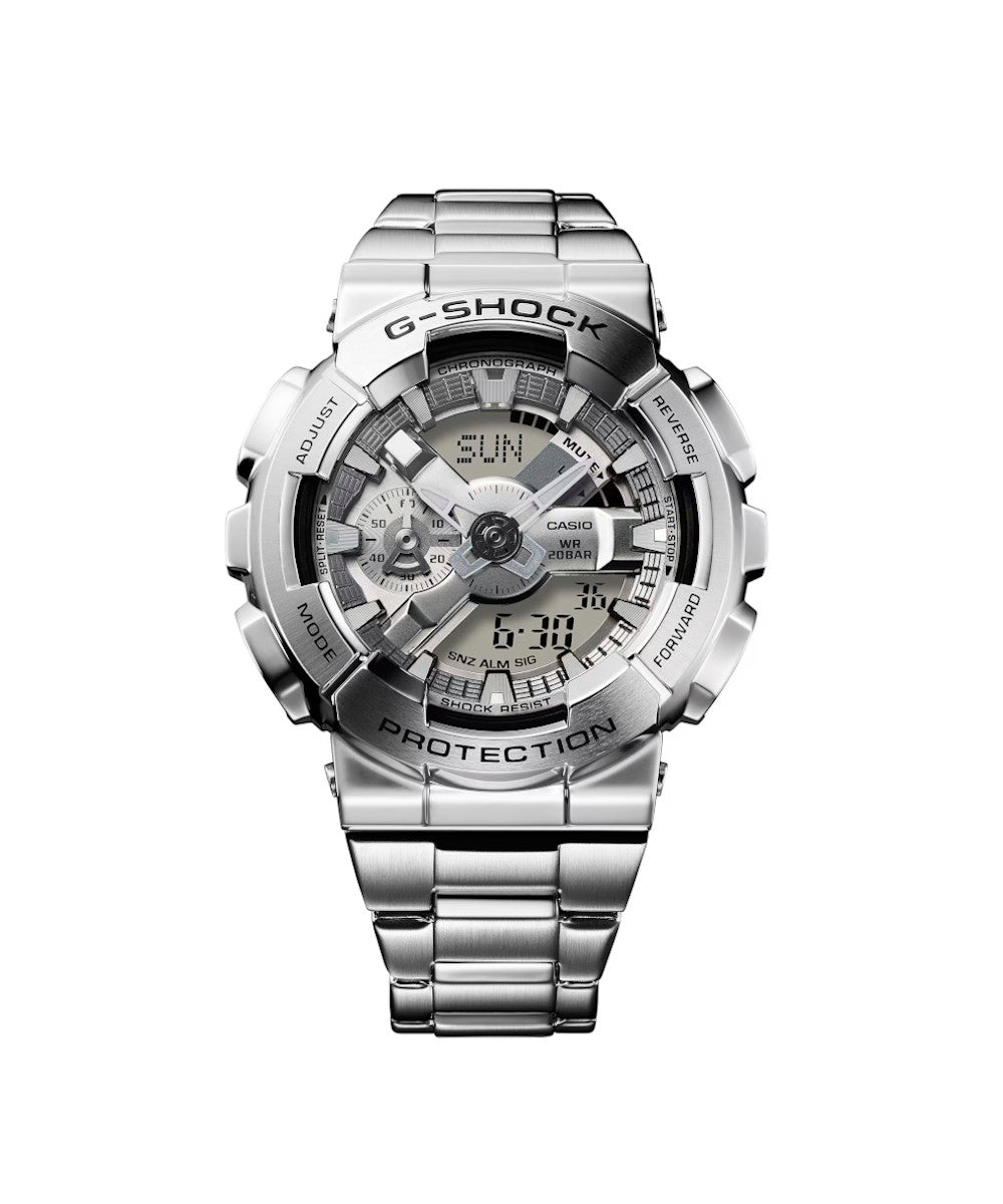 RELOJ CASIO G-SHOCK GM-110D-8ADR- PLATEADO