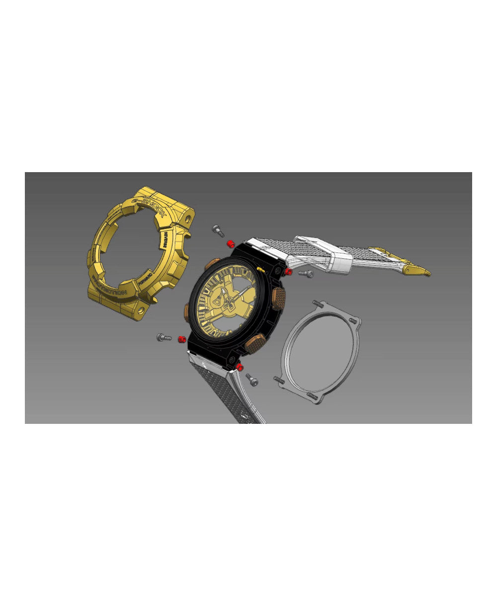 RELOJ CASIO G-SHOCK GM-110D-8ADR- PLATEADO