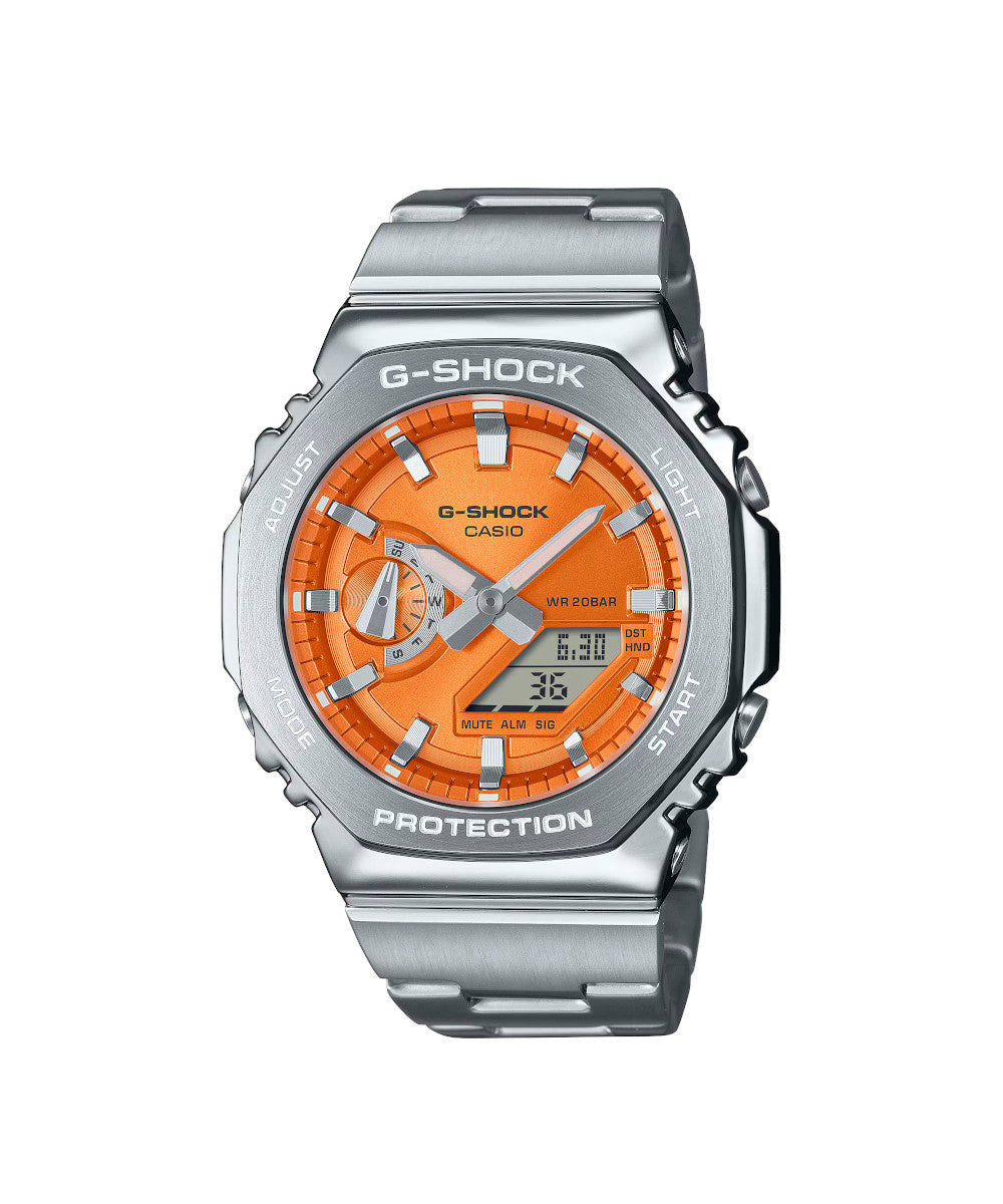 RELOJ CASIO G-SHOCK GM-2110D-4ADR- NARANJADO