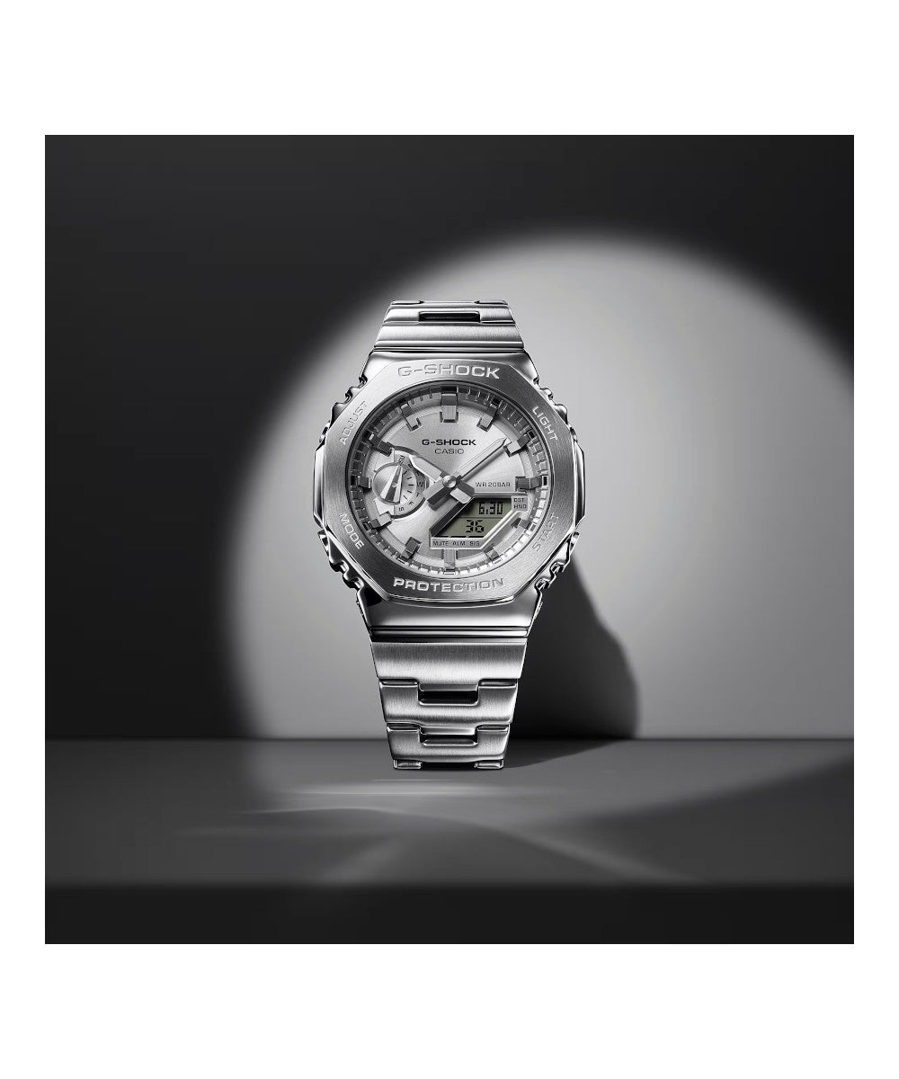 RELOJ CASIO G-SHOCK GM-2110D-7BDR- BLANCO