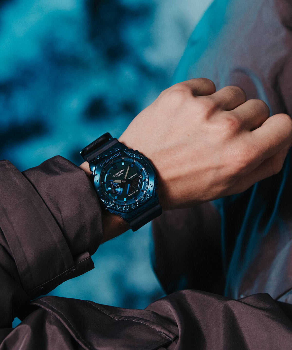 RELOJ ANÁLOGO DIGITAL PARA HOMBRE CASIO G-SHOCK GM-2140GEM-2ADR - AZUL