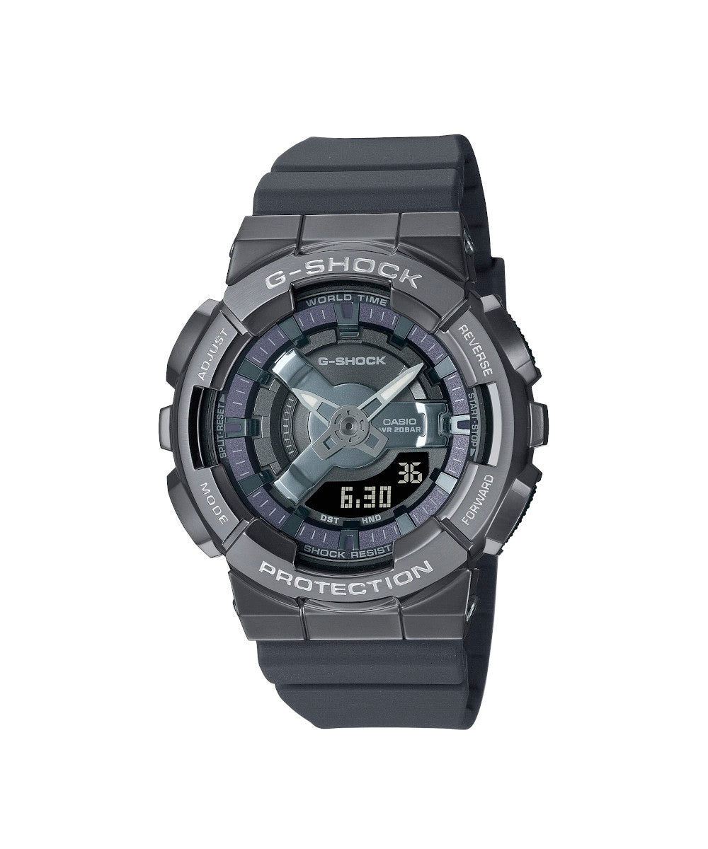 RELOJ PARA MUJER CASIO G-SHOCK  GM-S110B-8ADR -GRIS