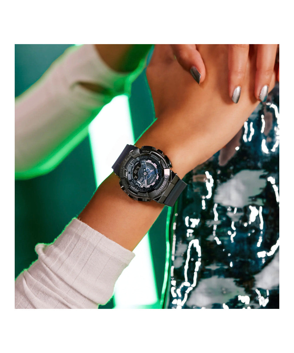 RELOJ PARA MUJER CASIO G-SHOCK  GM-S110B-8ADR -GRIS