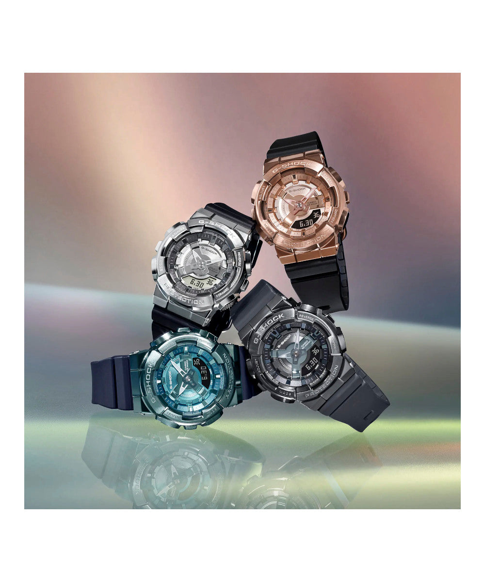 RELOJ PARA MUJER CASIO G-SHOCK  GM-S110B-8ADR -GRIS