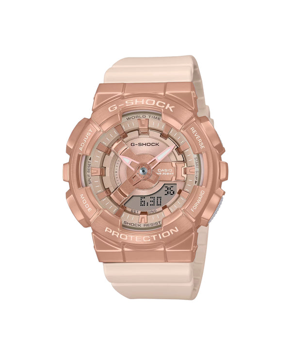 RELOJ ANÁLOGO DIGITAL PARA MUJER CASIO G-SHOCK GM-S110PG-4ADR - ROSADO