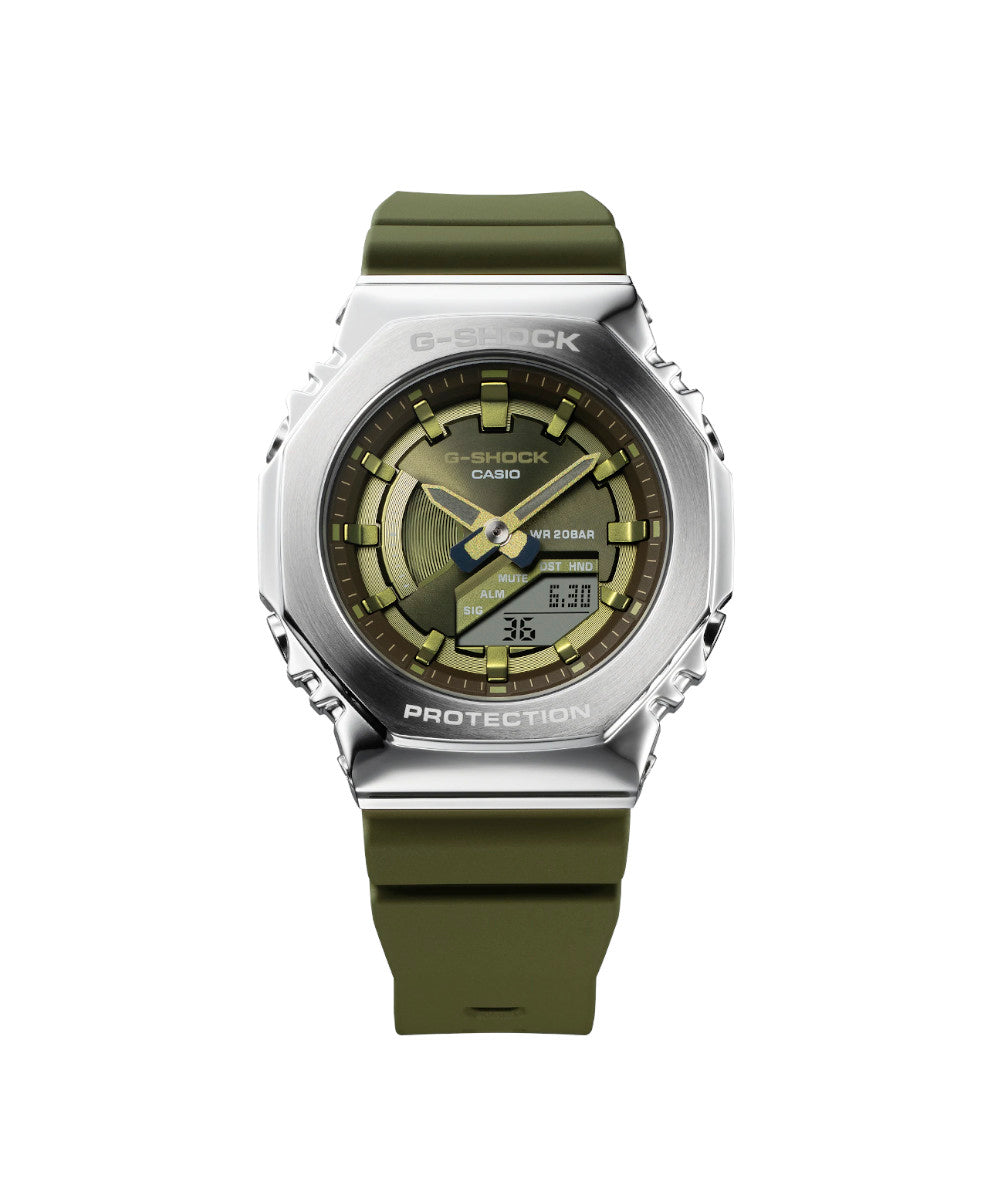 RELOJ PARA MUJER CASIO G-SHOCK GM-S2100-3ADR -VERDE