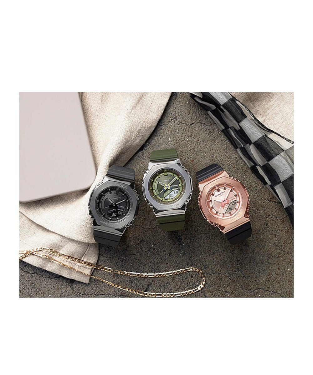 RELOJ PARA MUJER CASIO G-SHOCK  GM-S2100B-8ADR -GRIS