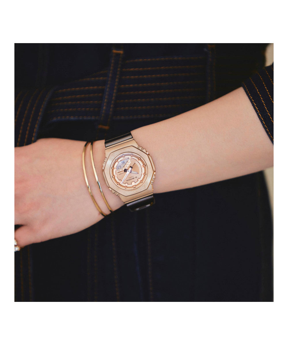 RELOJ PARA MUJER CASIO G-SHOCK  GM-S2100CB-5ADR -CAFÉ