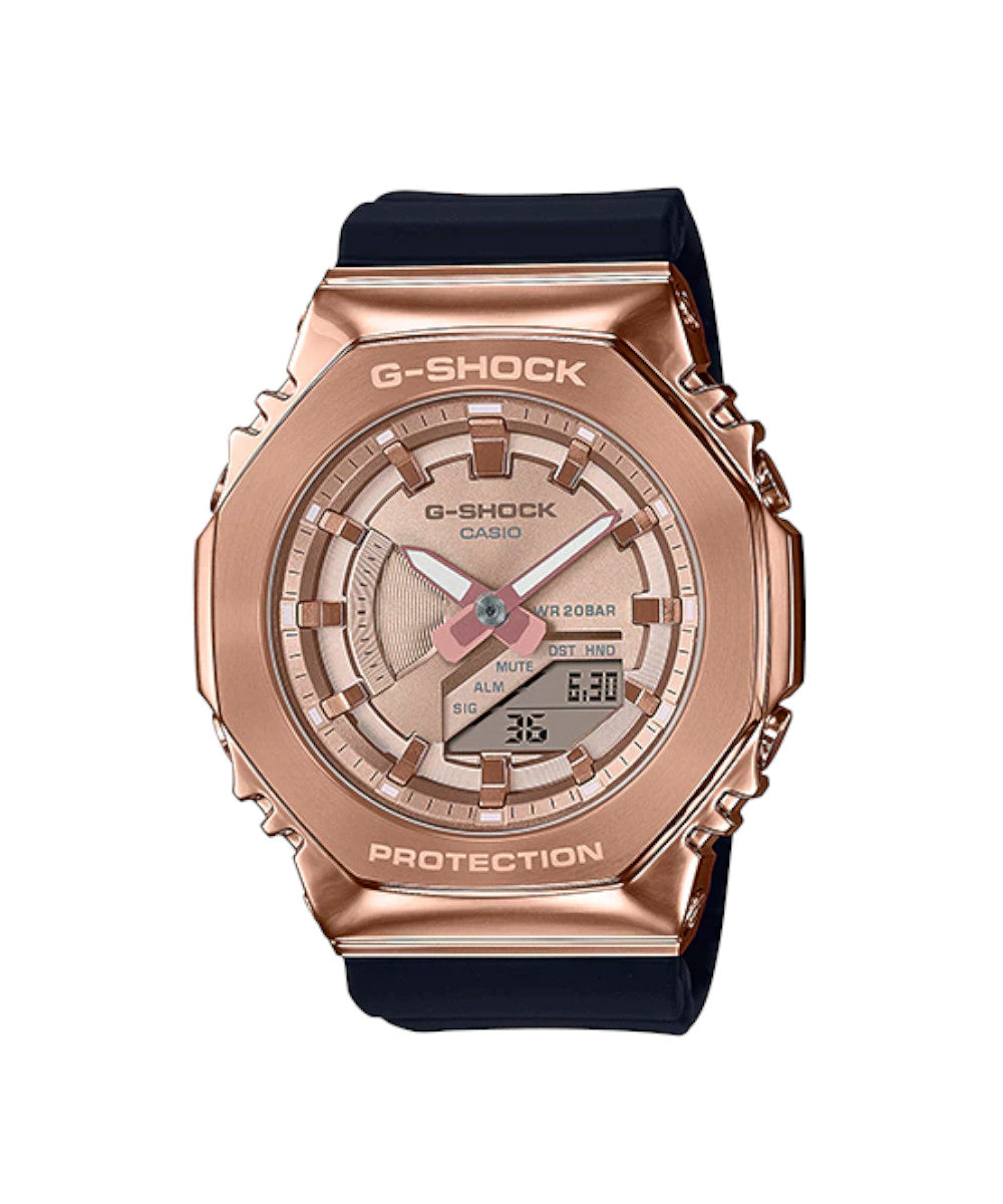 RELOJ PARA MUJER CASIO G-SHOCK GM-S2100PG-1A4DR -ROSADO