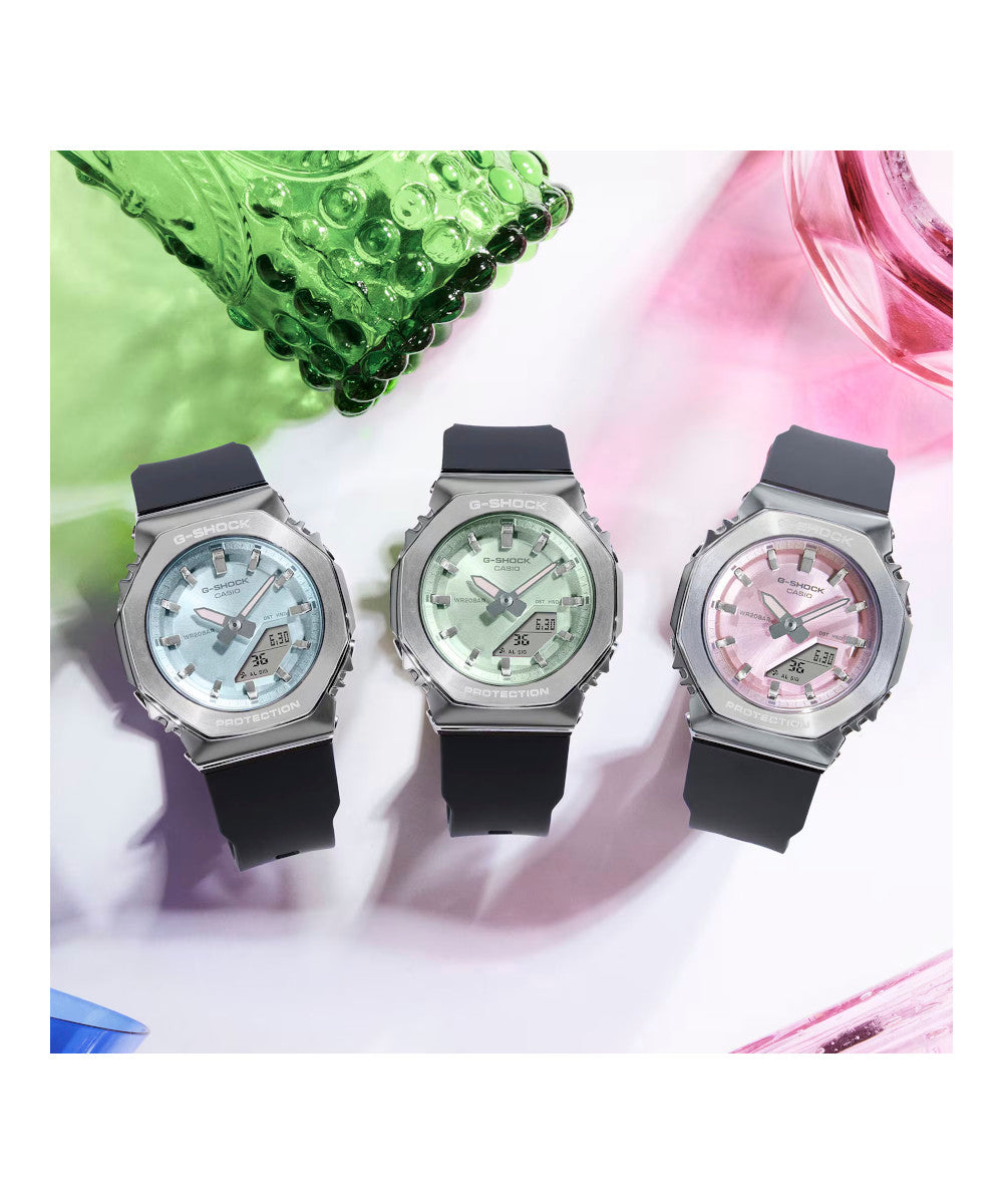 RELOJ PARA MUJER CASIO G-SHOCK GM-S2110-4ADR -ROSADO