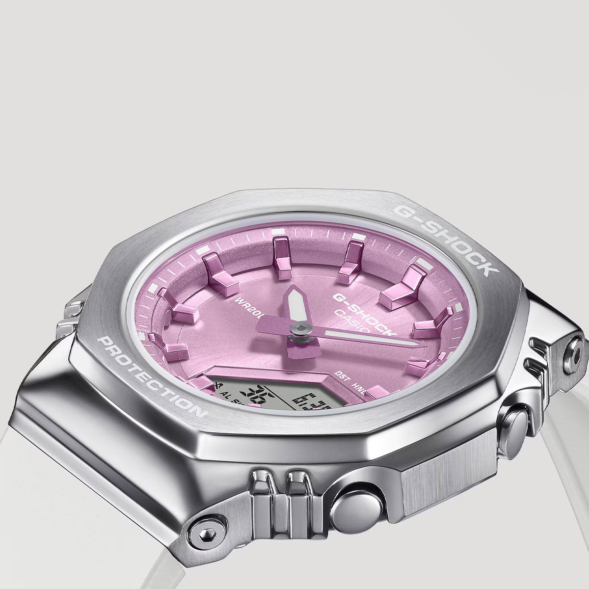 RELOJ ANÁLOGO DIGITAL PARA MUJER CASIO G-SHOCK GM-S2110-7A6DR - BLANCO