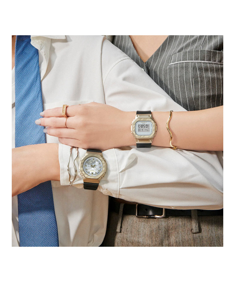RELOJ DIGITAL PARA MUJER CASIO G-SHOCK GM-S5600BC-1DR - DORADO