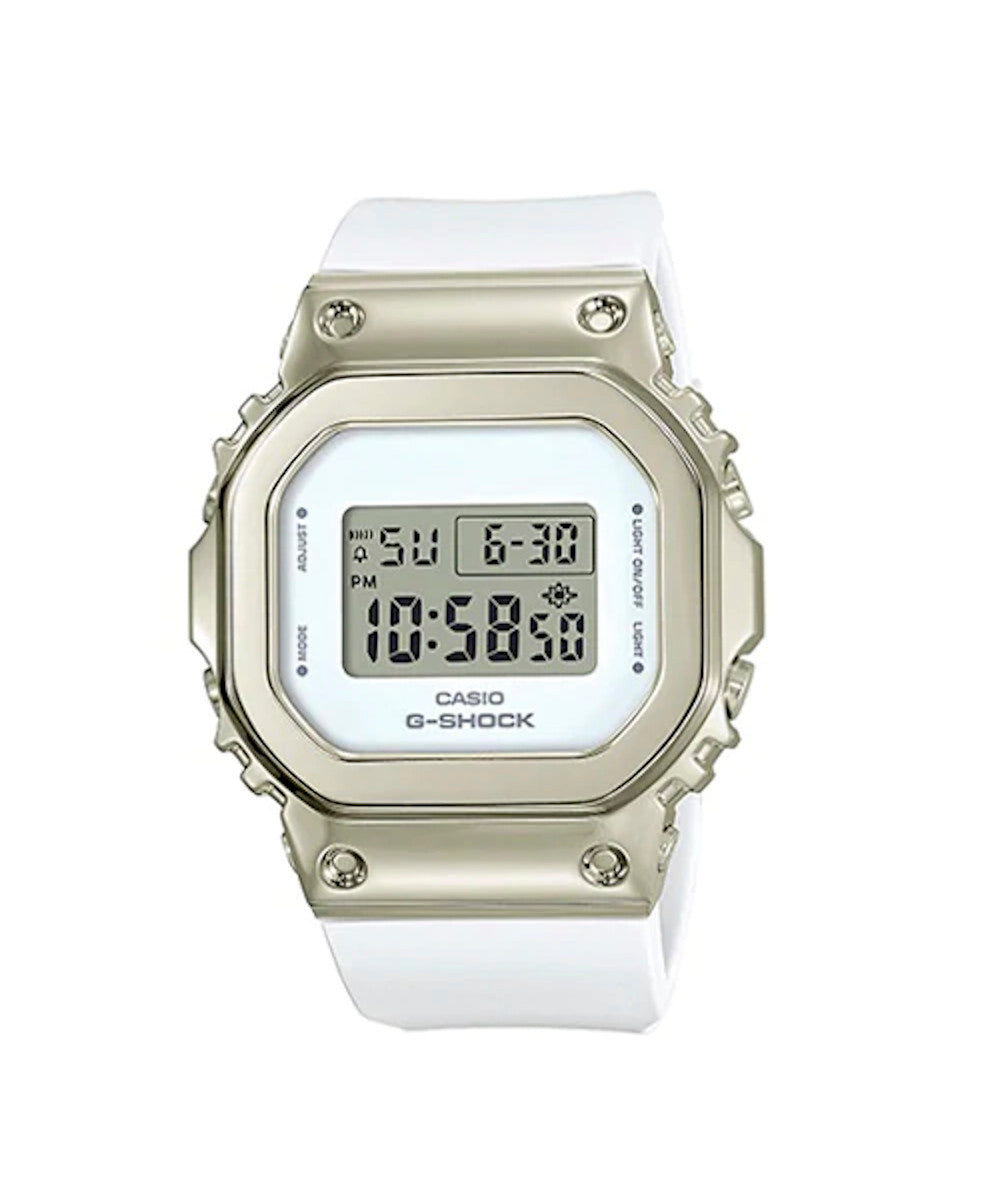 RELOJ DIGITAL PARA MUJER CASIO G-SHOCK GM-S5600G-7DR - BLANCO