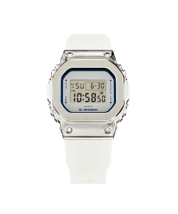 RELOJ DIGITAL PARA MUJER CASIO G-SHOCK GM-S5600LC-7DR - BLANCO