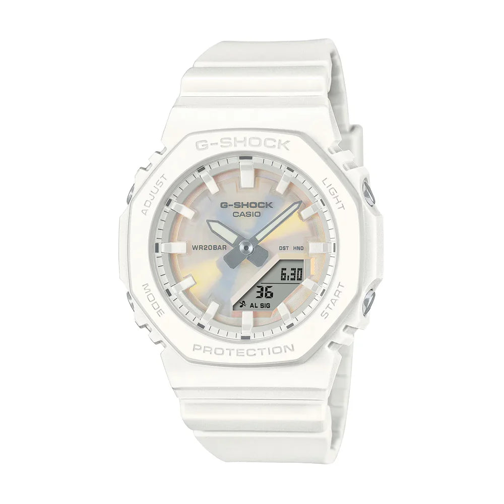 RELOJ PARA MUJER CASIO G-SHOCK GMA-P2100PC-7ADR - BLANCO