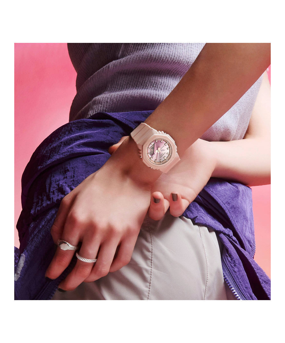 RELOJ PARA MUJER CASIO G-SHOCK GMA-P2100SG-4ADR -ROSADO