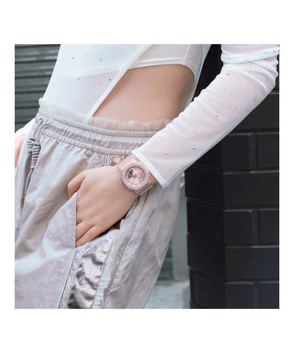 RELOJ ANÁLOGO DIGITAL PARA MUJER CASIO G-SHOCK GMA-P2100ST-4ADR - ROSADO
