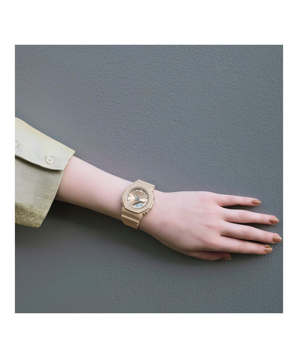 RELOJ PARA MUJER CASIO G-SHOCK  GMA-P2100ST-9ADR -AMARILLO