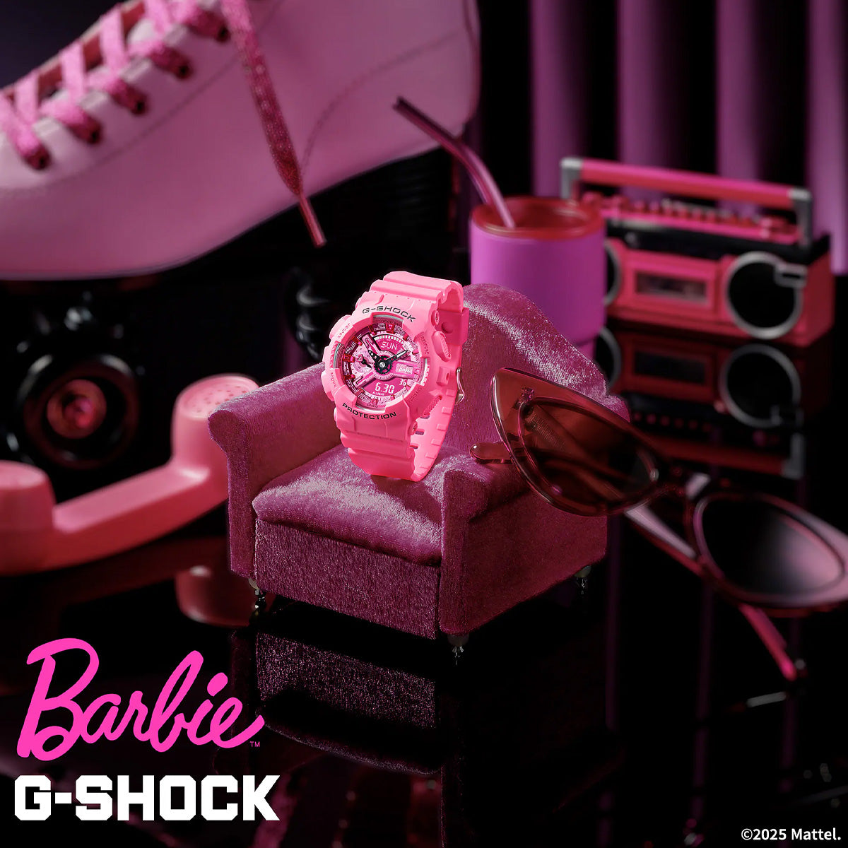 RELOJ ANÁLOGO DIGITAL PARA MUJER CASIO G-SHOCK GMA-S110BE-4ADR - ROSADO