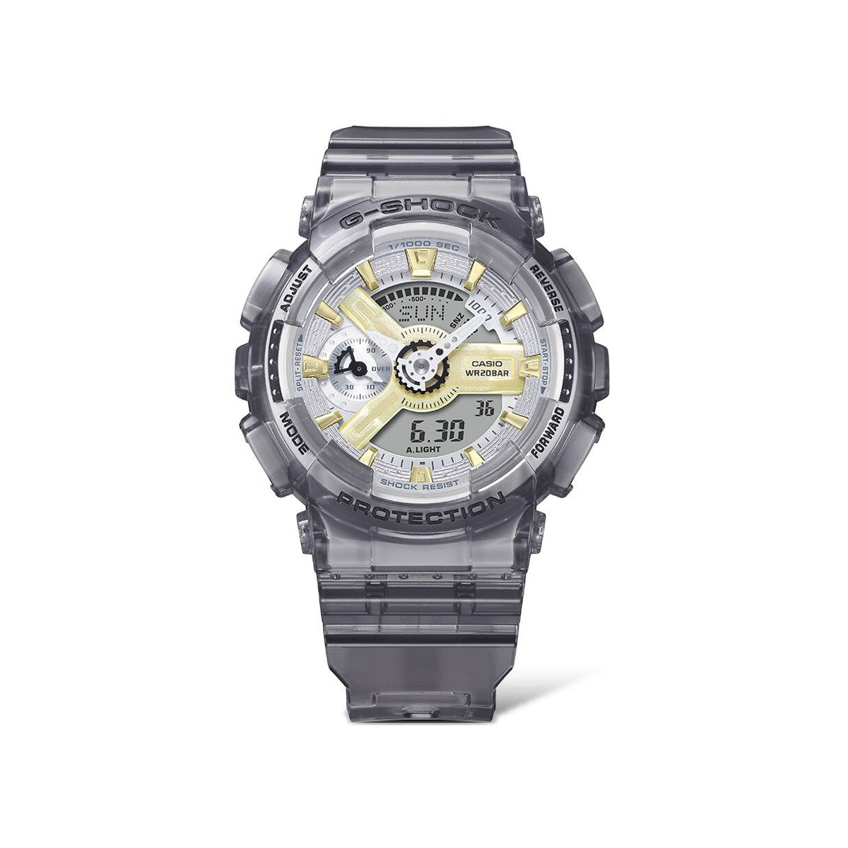 RELOJ ANÁLOGO DIGITAL PARA MUJER CASIO G-SHOCK GMA-S110GS-8ADR - GRIS