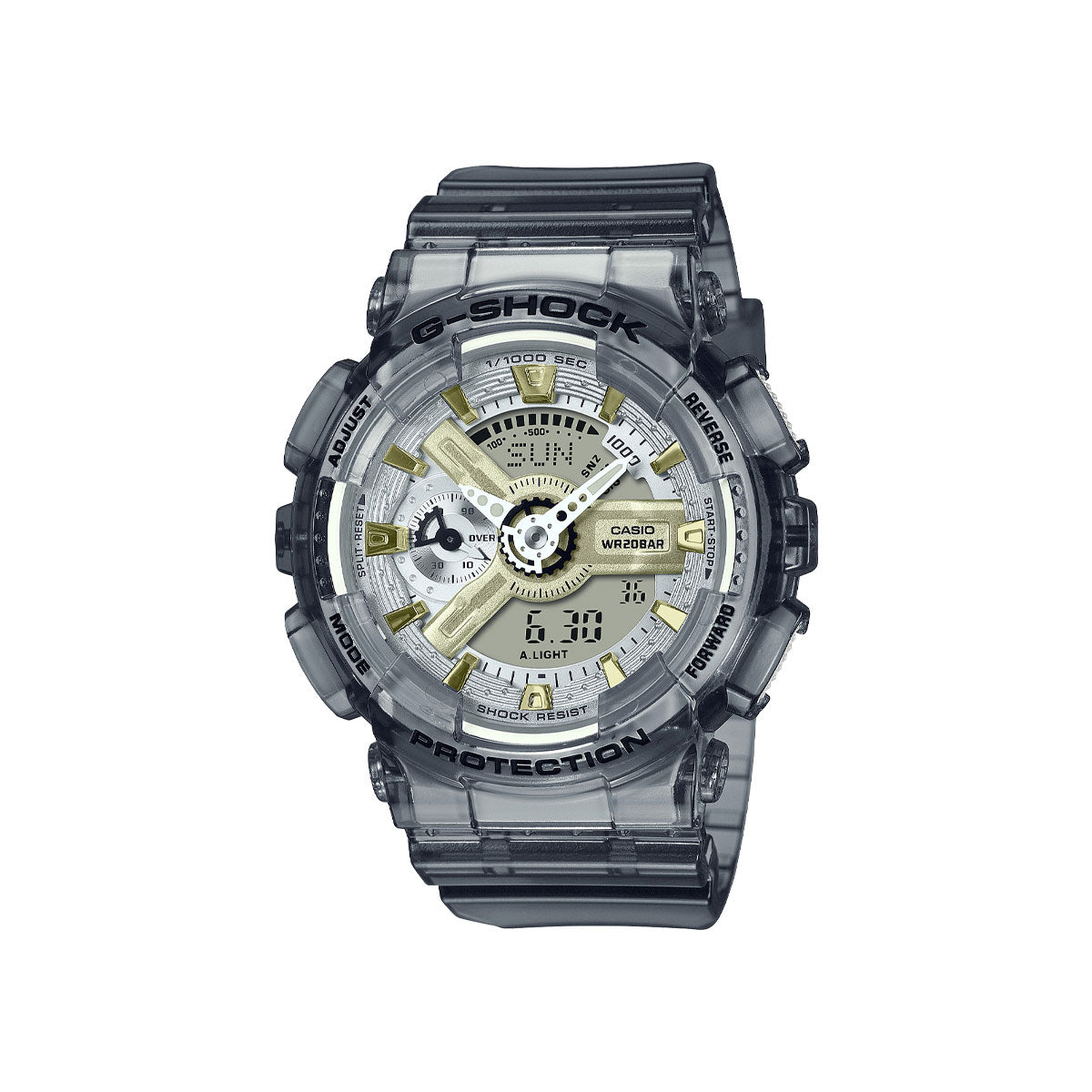 RELOJ ANÁLOGO DIGITAL PARA MUJER CASIO G-SHOCK GMA-S110GS-8ADR - GRIS