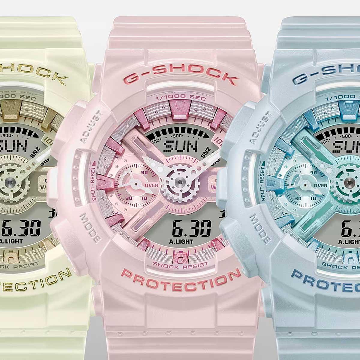 RELOJ ANÁLOGO DIGITAL PARA MUJER CASIO G-SHOCK GMA-S110ST-4ADR - ROSADO