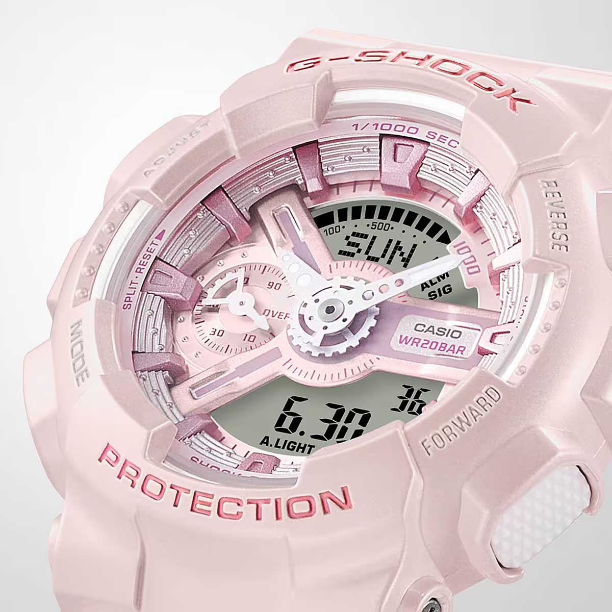 RELOJ ANÁLOGO DIGITAL PARA MUJER CASIO G-SHOCK GMA-S110ST-4ADR - ROSADO