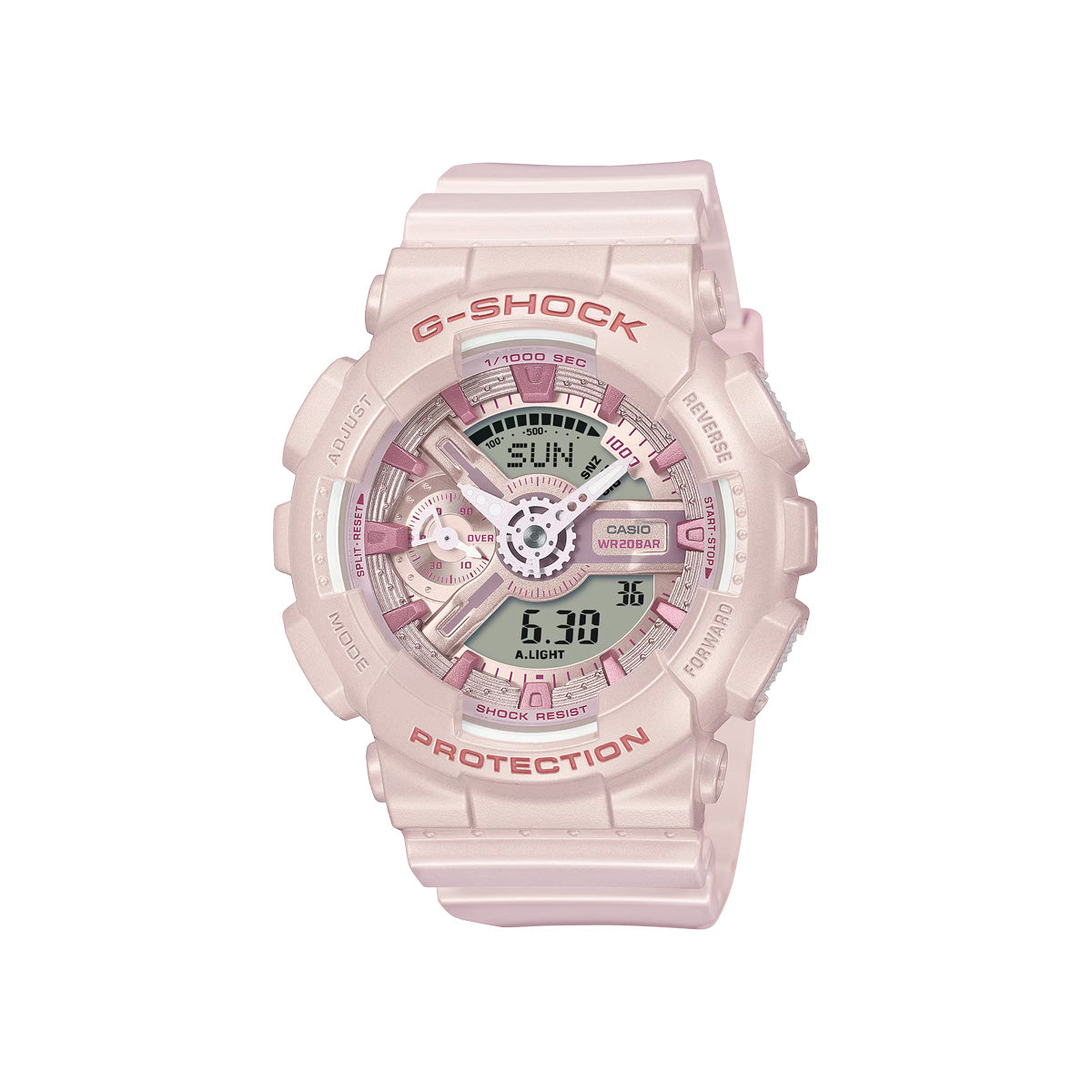 RELOJ ANÁLOGO DIGITAL PARA MUJER CASIO G-SHOCK GMA-S110ST-4ADR - ROSADO