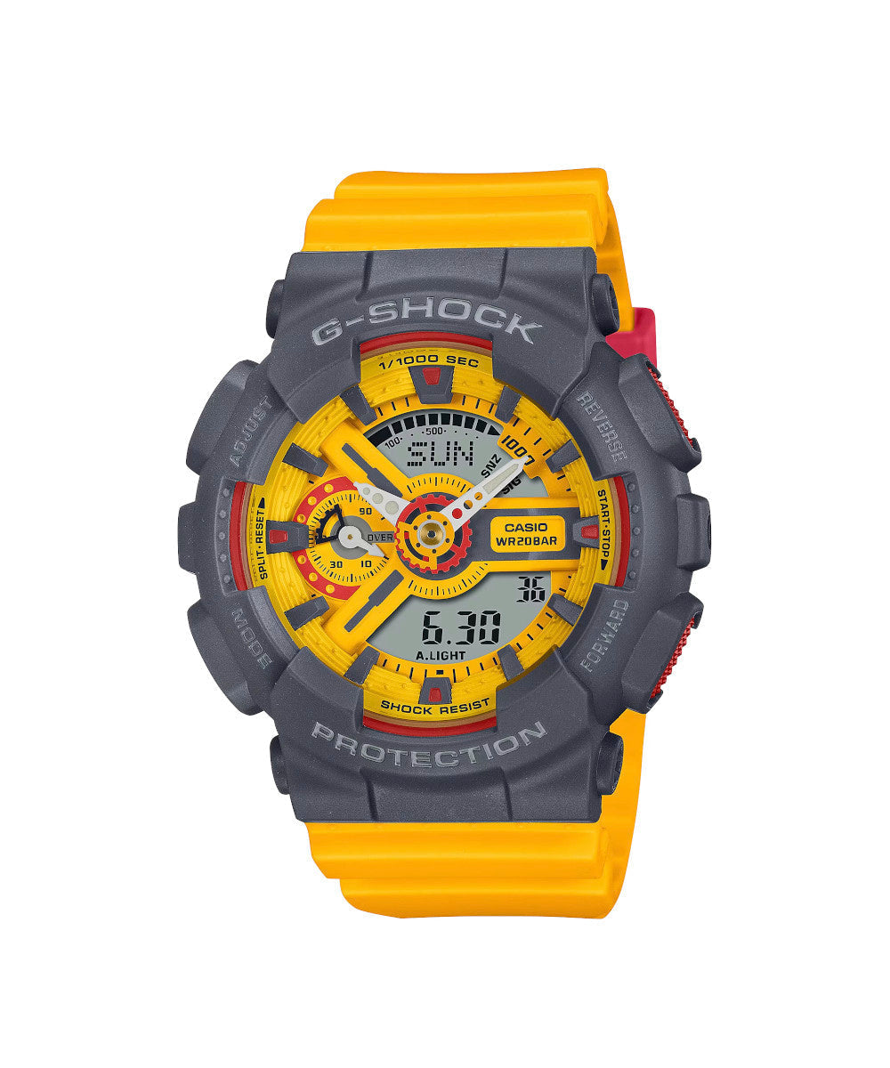 RELOJ PARA MUJER CASIO G-SHOCK  GMA-S110Y-9ADR -AMARILLO
