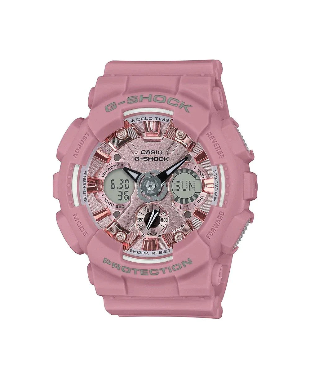 RELOJ ANÁLOGO DIGITAL PARA MUJER CASIO G-SHOCK GMA-S120DP-4ADR - ROSADO