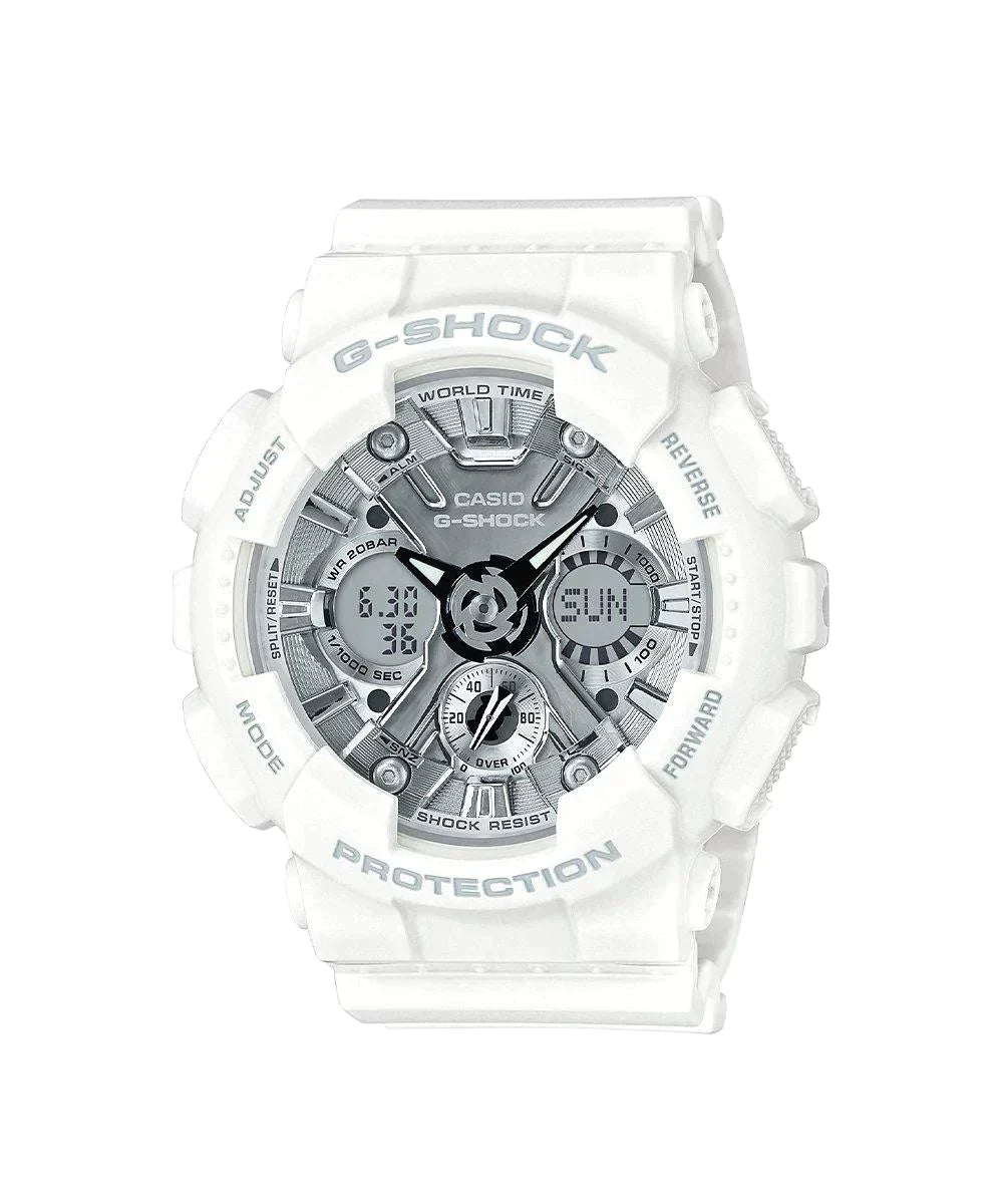 RELOJ ANÁLOGO DIGITAL PARA MUJER CASIO G-SHOCK GMA-S120MF-7A1DR - BLANCO