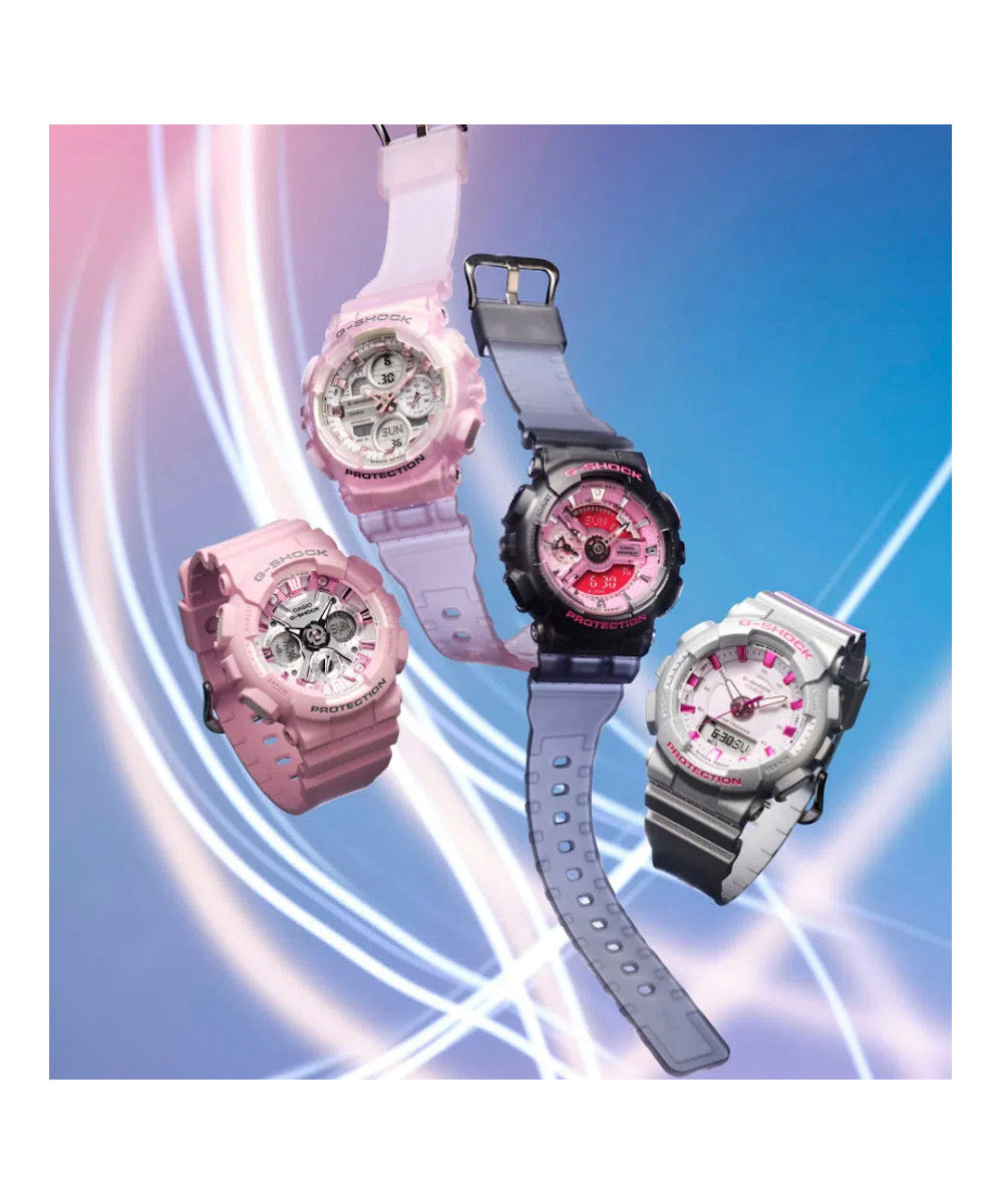 RELOJ PARA MUJER CASIO G-SHOCK  GMA-S120NP-4ADR -ROSADO