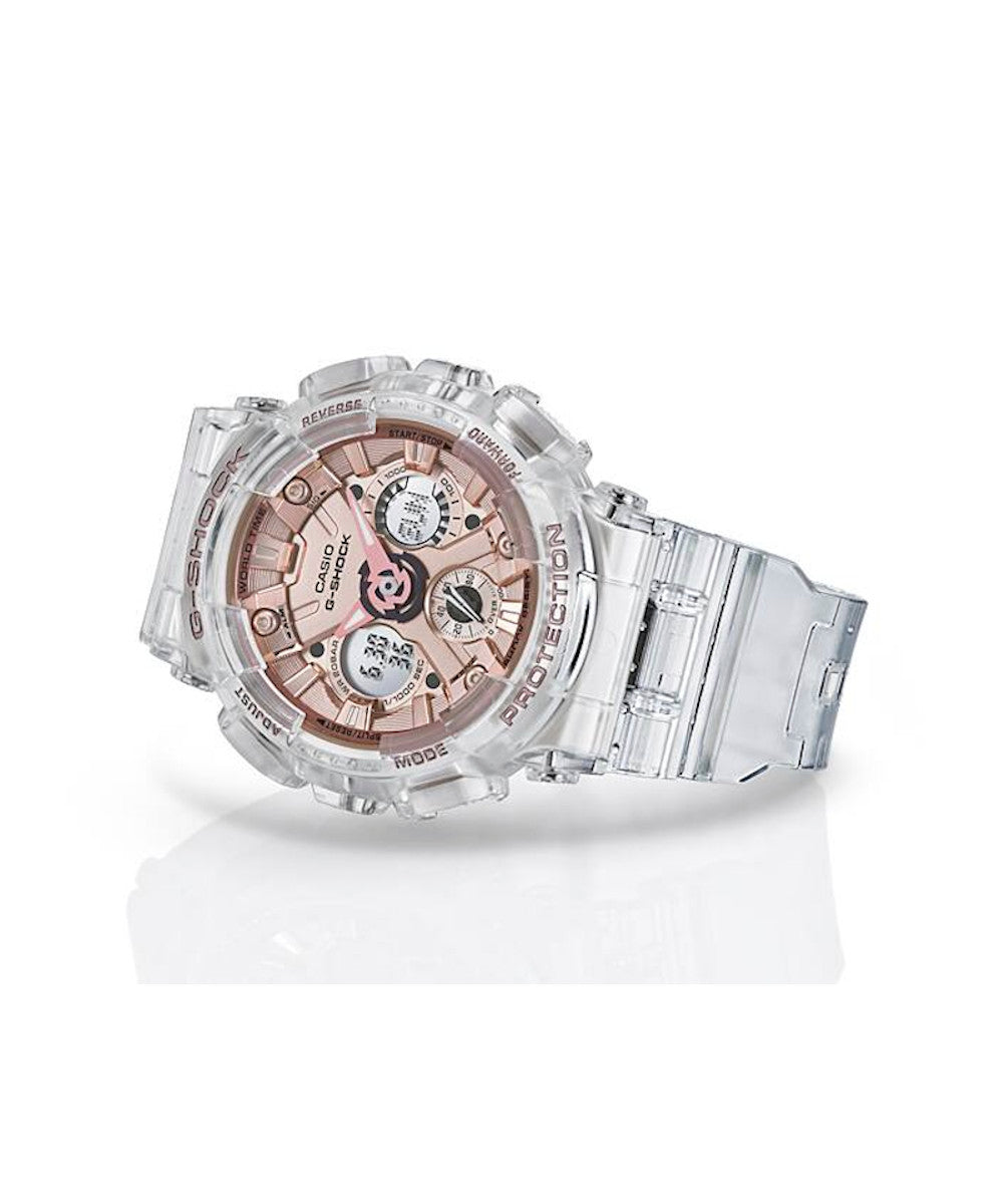 RELOJ PARA MUJER CASIO G-SHOCK  GMA-S120SR-7ADR -BLANCO