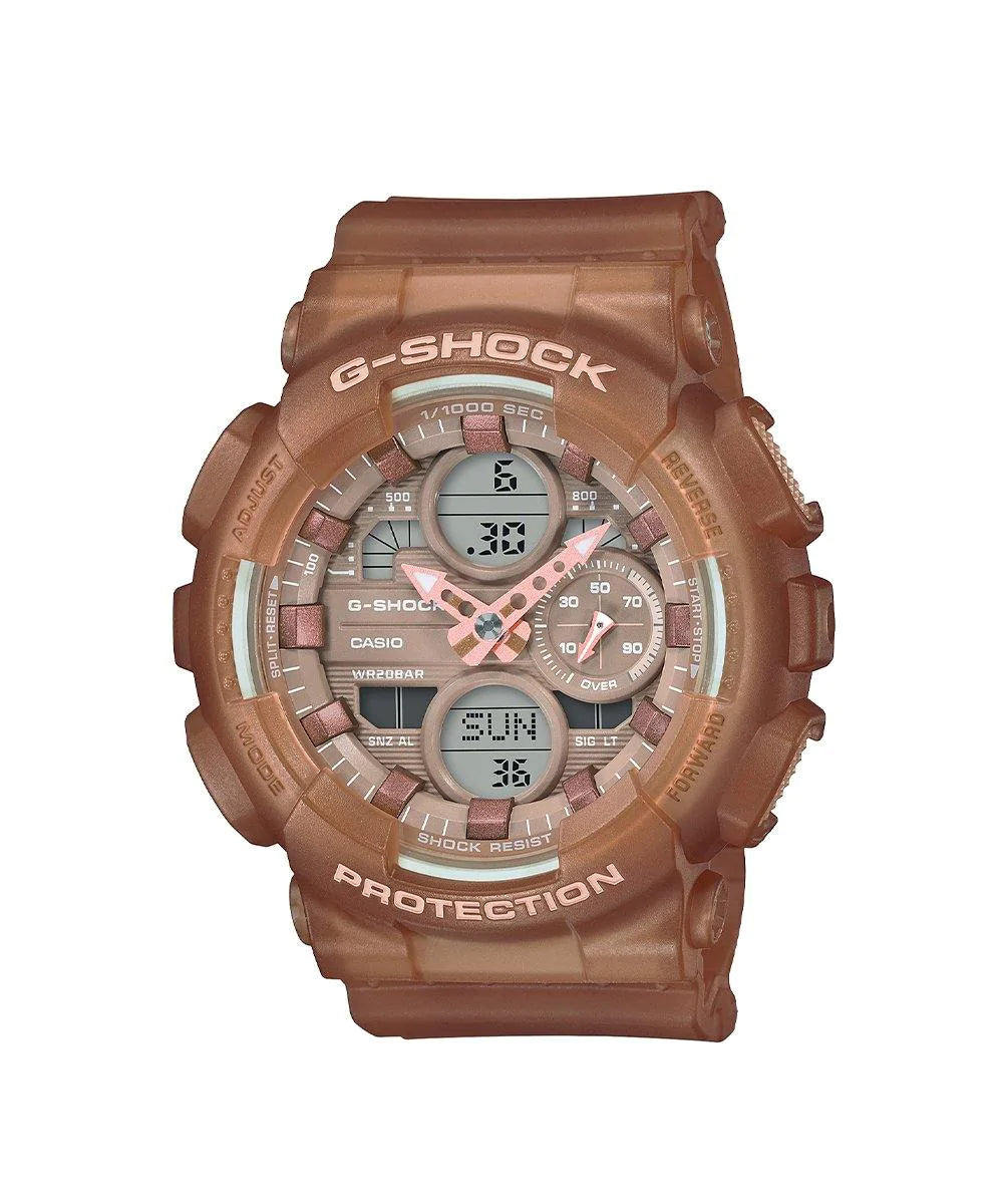 RELOJ ANÁLOGO DIGITAL PARA MUJER CASIO G-SHOCK GMA-S140NC-5A2DR - BEIGE