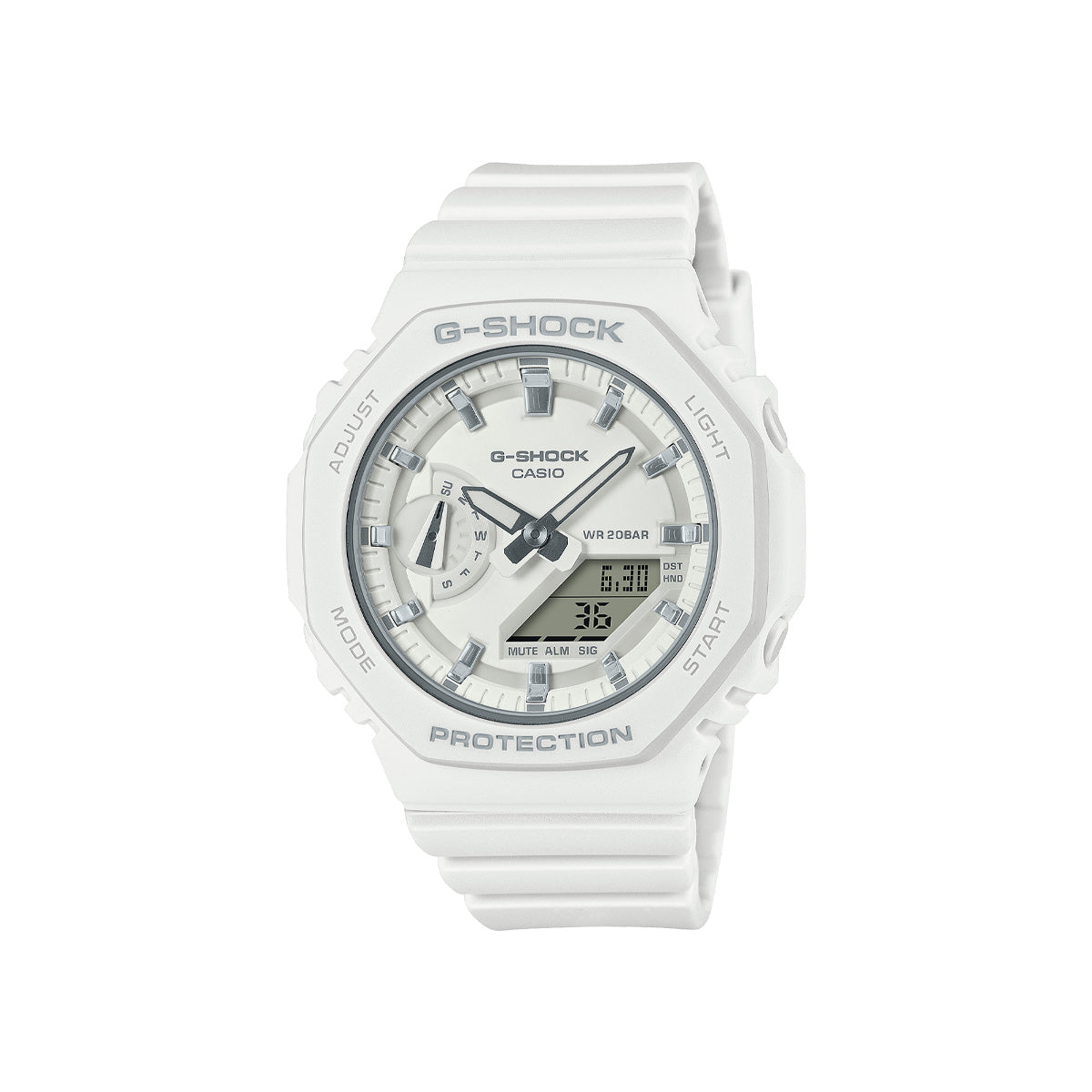RELOJ ANÁLOGO DIGITAL PARA MUJER CASIO G-SHOCK GMA-S2100-7ADR - BEIGE CLARO