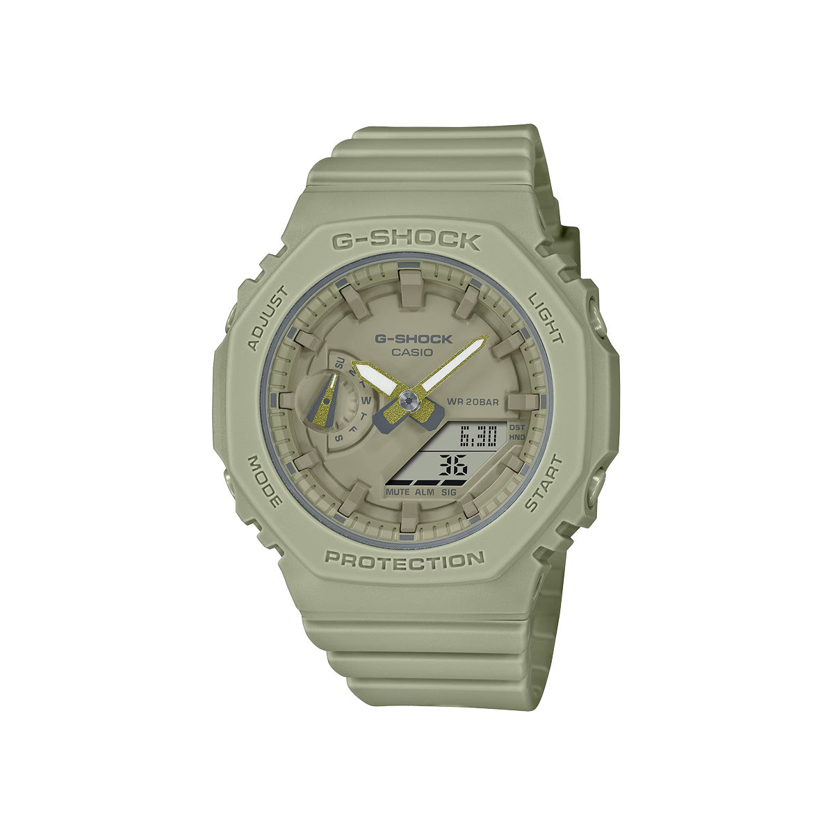 RELOJ ANÁLOGO DIGITAL PARA MUJER CASIO G-SHOCK GMA-S2100BA-3ADR - VERDE