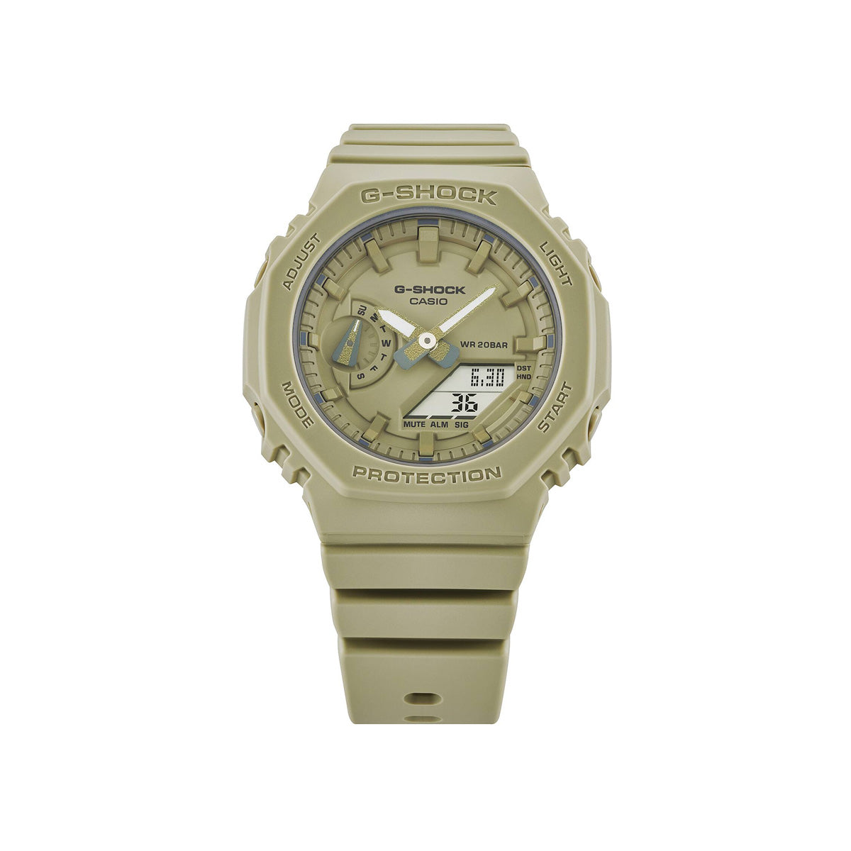 RELOJ ANÁLOGO DIGITAL PARA MUJER CASIO G-SHOCK GMA-S2100BA-3ADR - VERDE