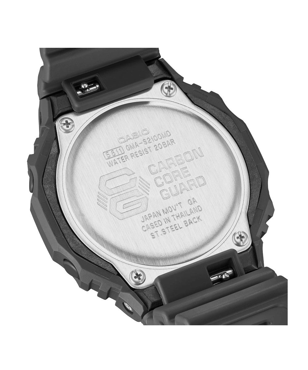 RELOJ PARA MUJER CASIO G-SHOCK GMA-S2100MD-1ADR -NEGRO