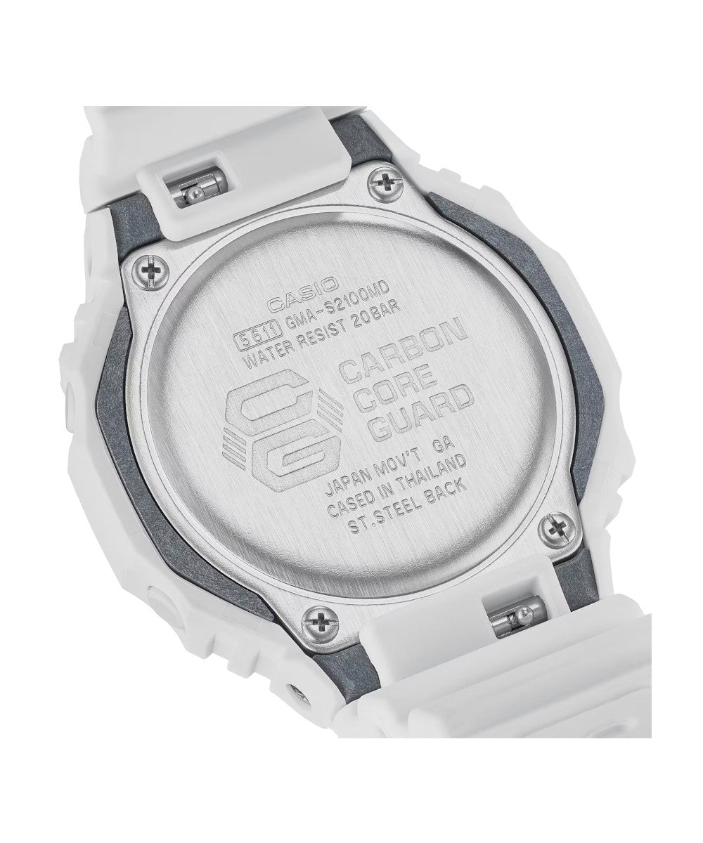 RELOJ PARA MUJER CASIO G-SHOCK GMA-S2100MD-7ADR -BLANCO