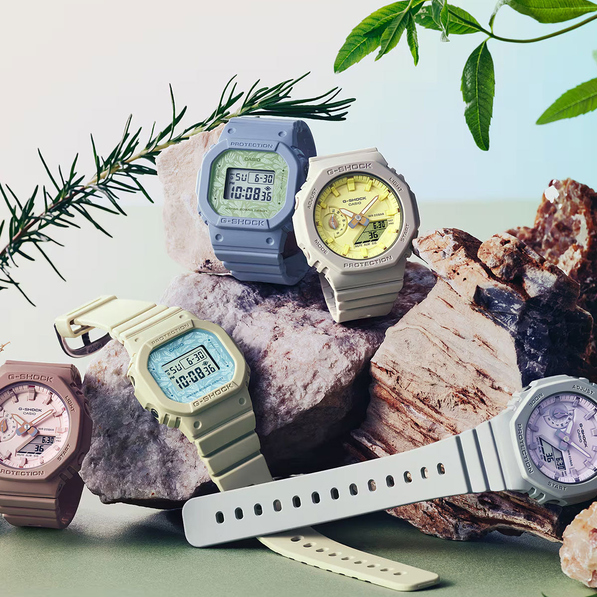 RELOJ ANÁLOGO DIGITAL PARA MUJER CASIO G-SHOCK GMA-S2100NC-4ADR - ROSADO