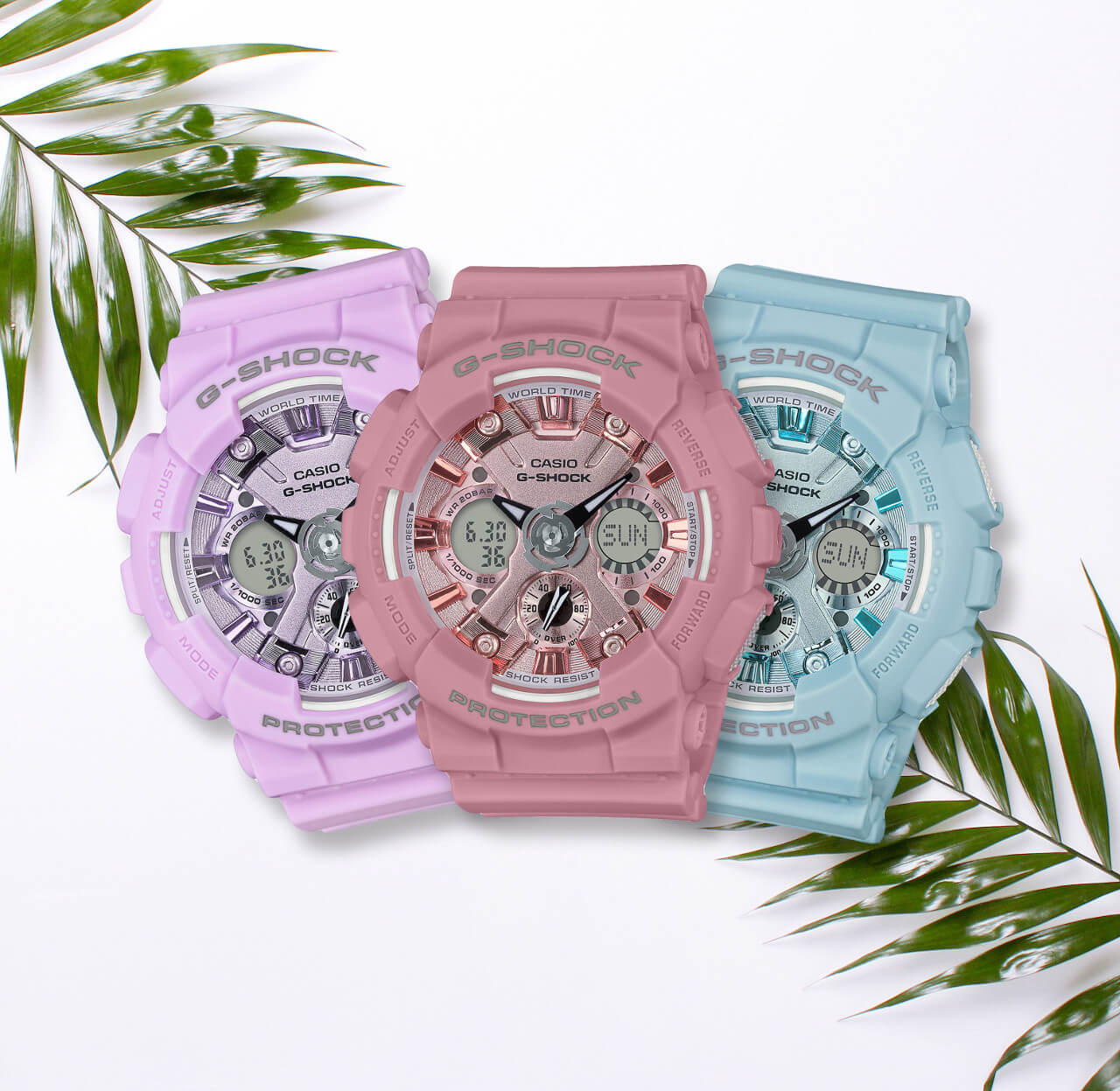 CASIO G-SHOCK GMA-S120DP-6ADR – RELOJ ANÁLOGO DIGITAL PARA MUJER – ROSADO