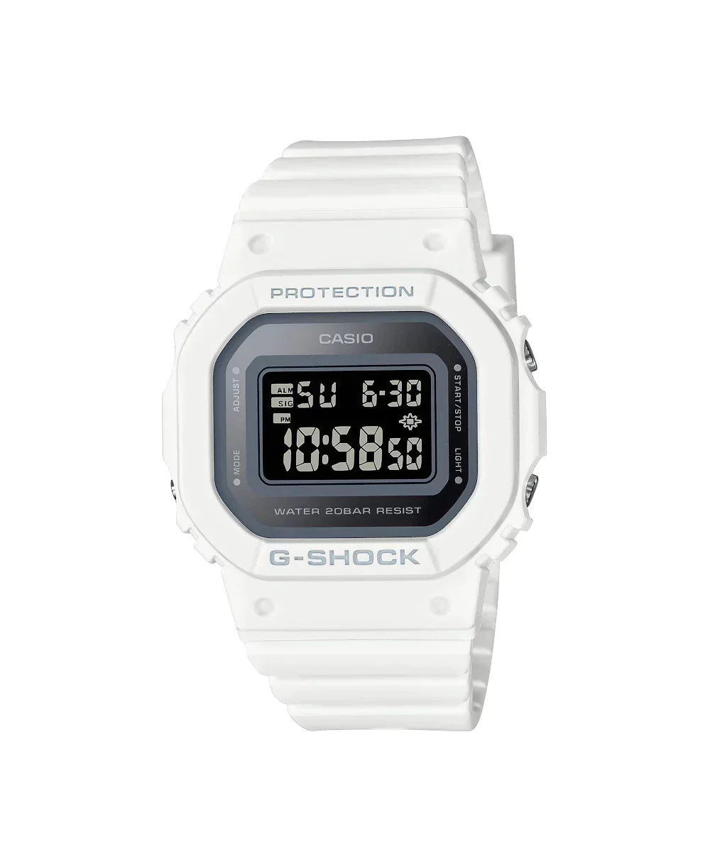 RELOJ DIGITAL PARA MUJER CASIO G-SHOCK GMD-S5600-7DR - BLANCO