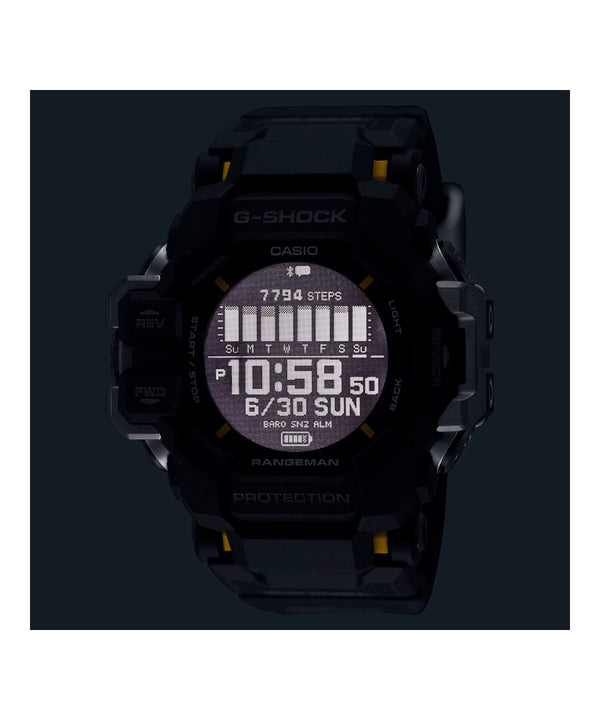 RELOJ DIGITAL PARA HOMBRE CASIO G-SHOCK GPR-H1000-1DR - NEGRO