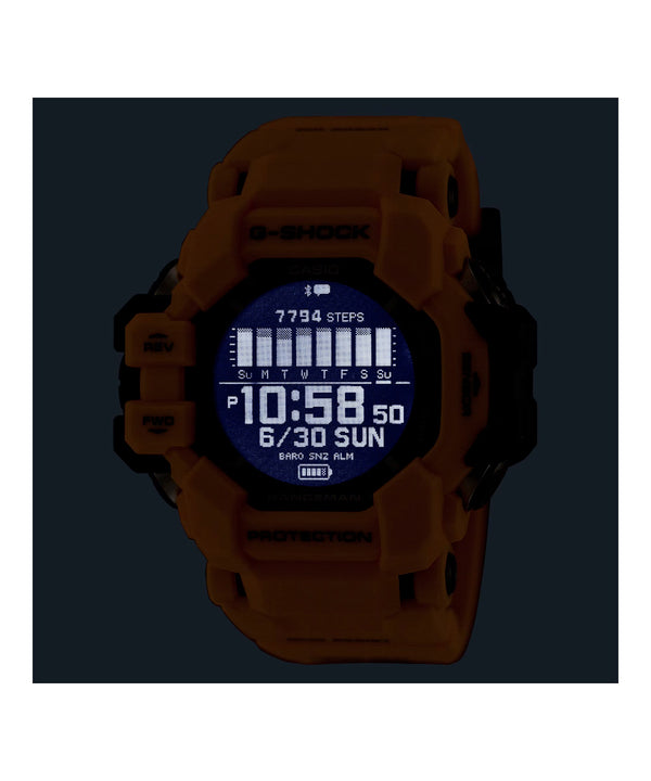 RELOJ DIGITAL PARA HOMBRE CASIO G-SHOCK GPR-H1000-9DR - AMARILLO