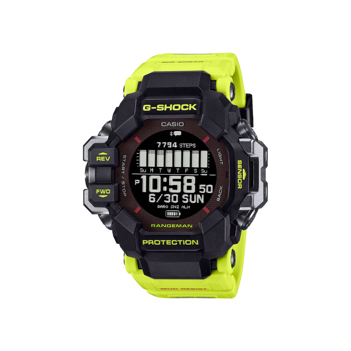 RELOJ DIGITAL PARA HOMBRE CASIO G-SHOCK GPR-H1000RY-1A9DR - NEGRO