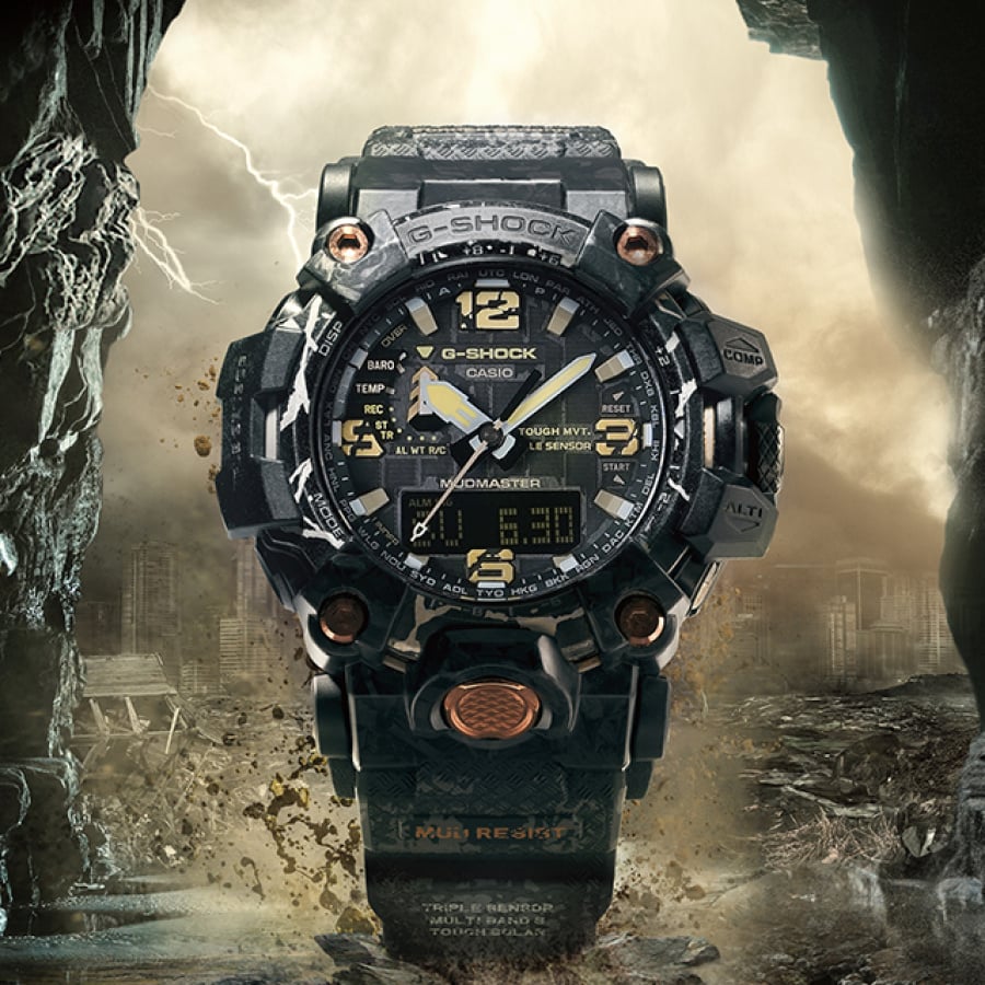 RELOJ ANÁLOGO DIGITAL PARA HOMBRE CASIO G-SHOCK GWG-2000CR-1ADR - NEGRO