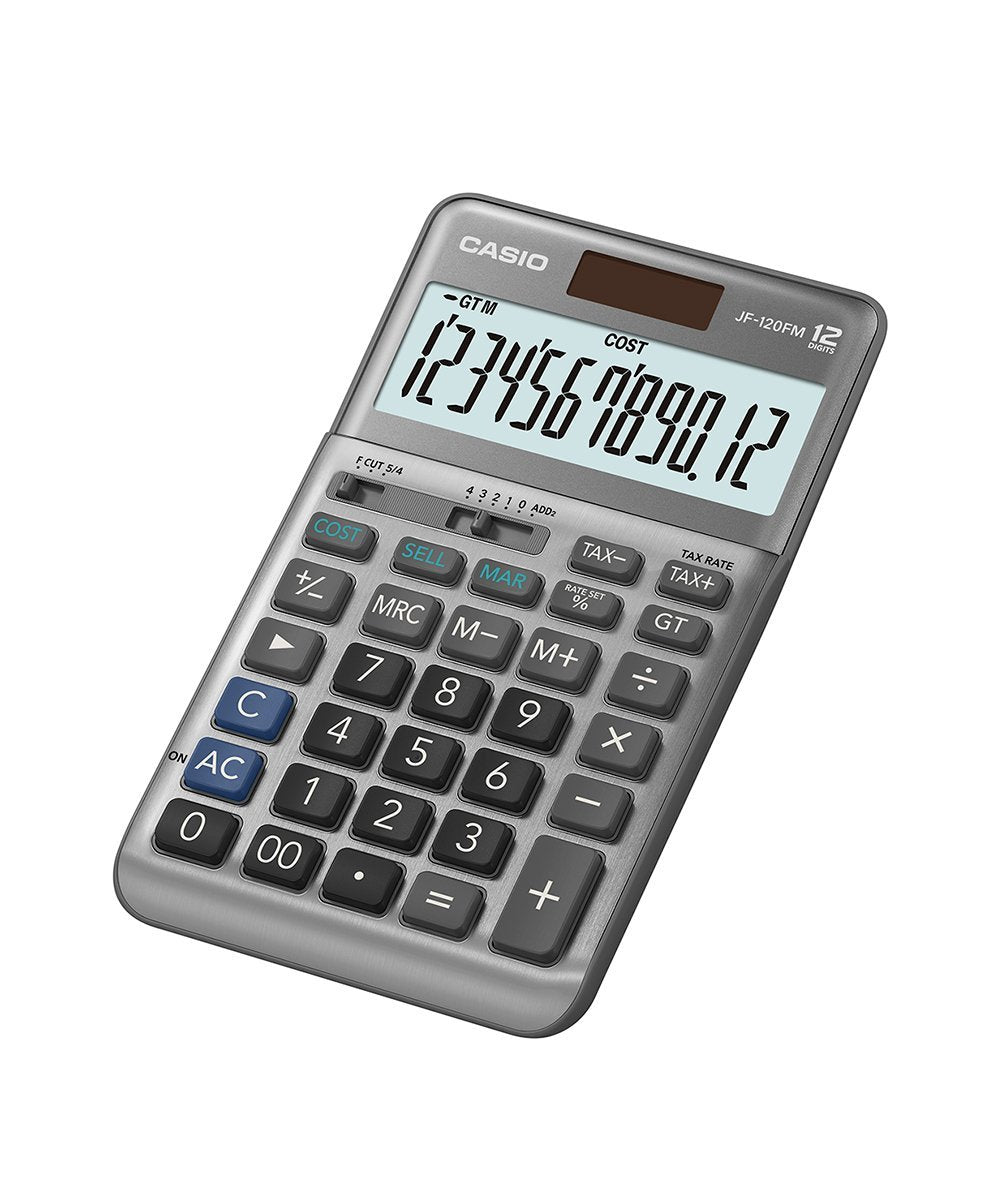 CALCULADORA CASIO JF-120FM-W-DP