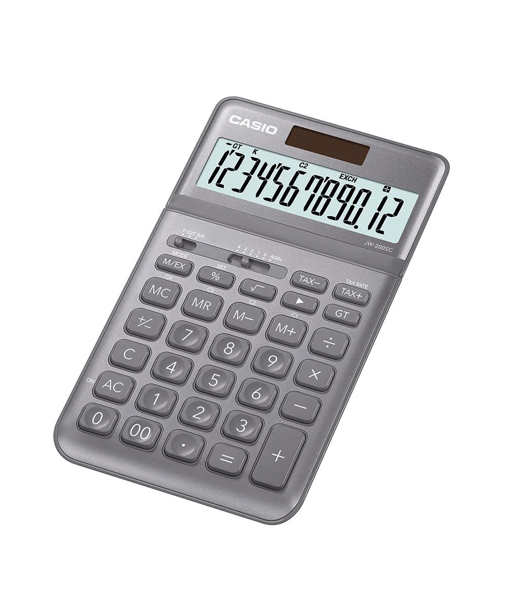 CALCULADORA CASIO JW-200SC-GY-N-DP