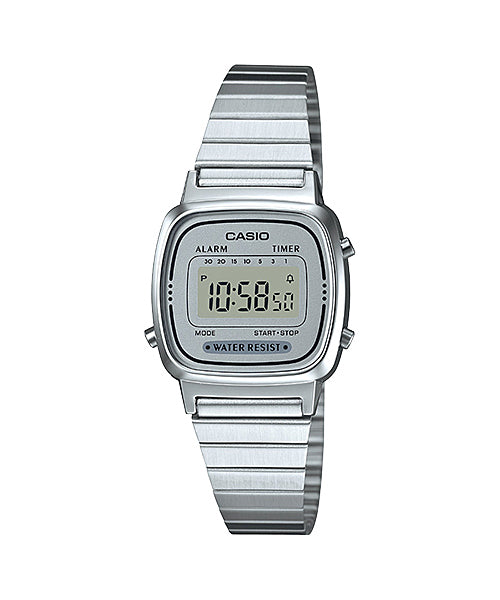 LA670WA-7DF RELOJ CASIO VINTAGE - PLATEADO