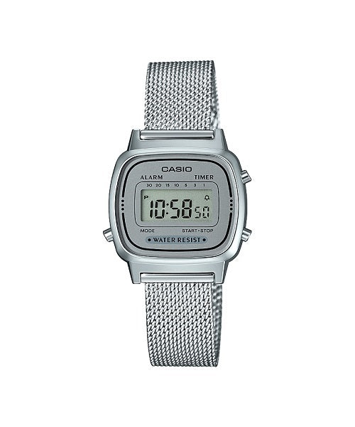 LA670WEM-7DF RELOJ CASIO VINTAGE - PLATEADO